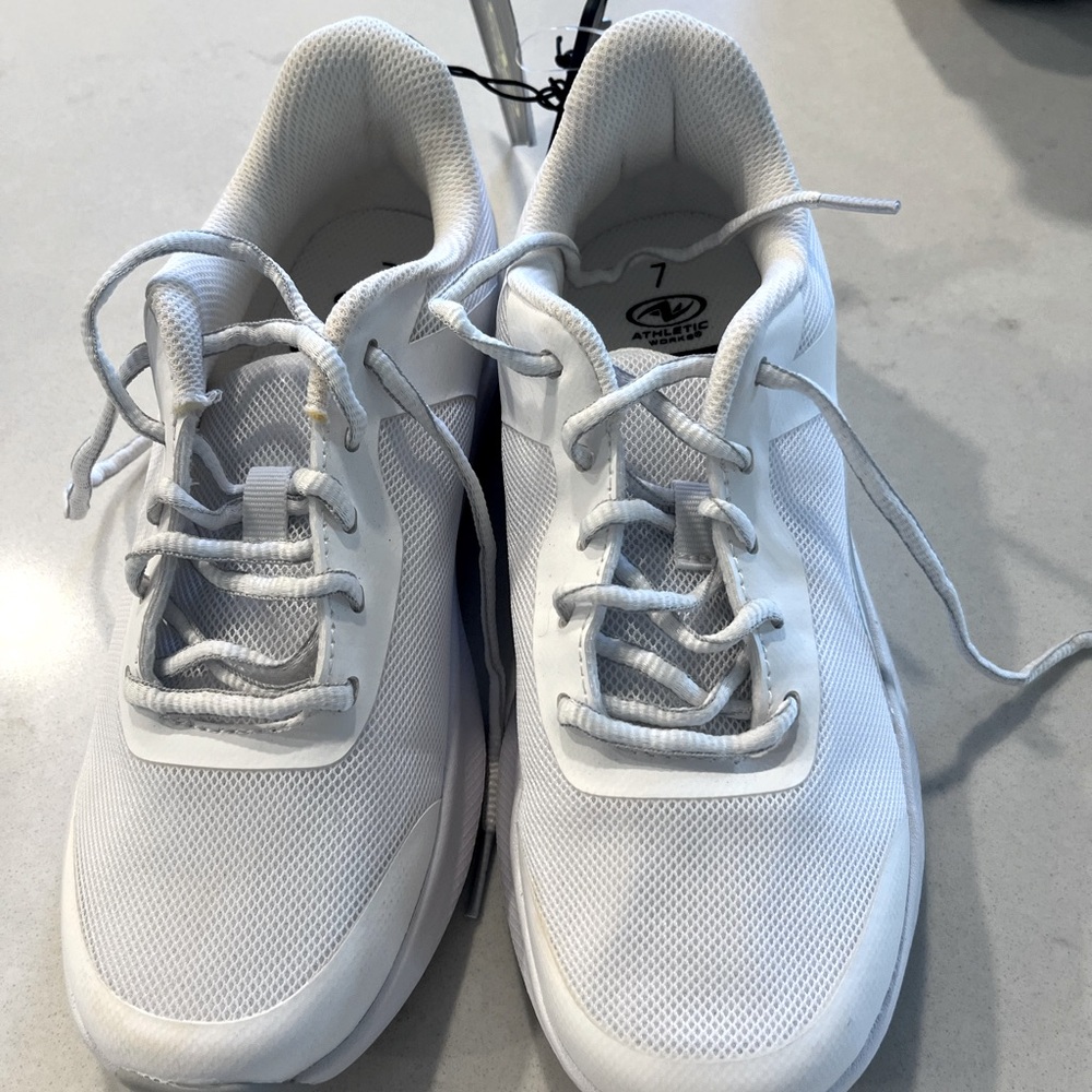 Athletic Works Women's Lifestyle Mesh Jogger Sneakers w/ Memory Foam Sz 7 - Picture 6 of 9